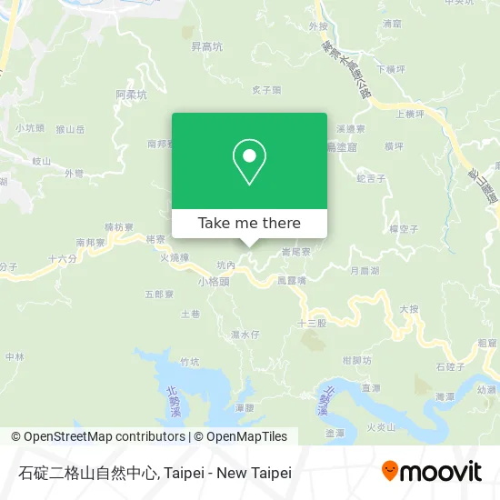 石碇二格山自然中心 map