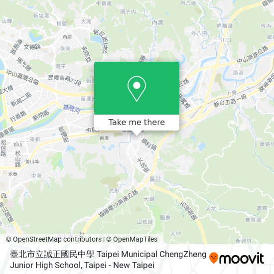 臺北市立誠正國民中學 Taipei Municipal ChengZheng Junior High School map