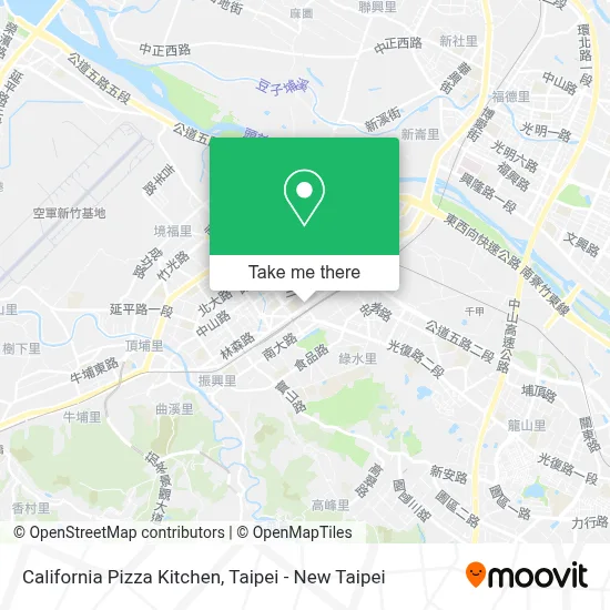 California Pizza Kitchen map