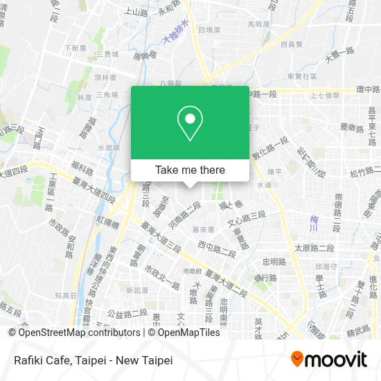 Rafiki Cafe map
