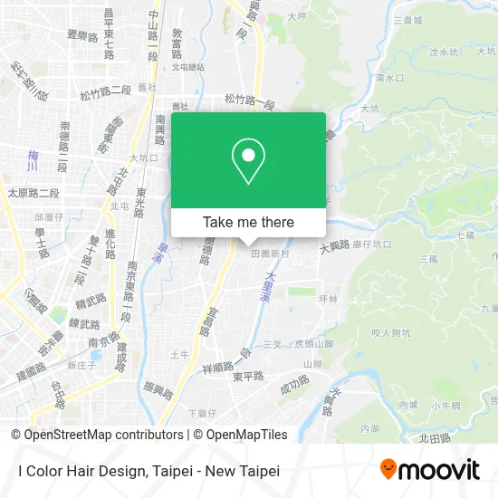 I Color Hair Design map