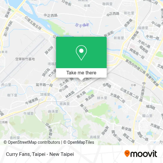 Curry Fans map