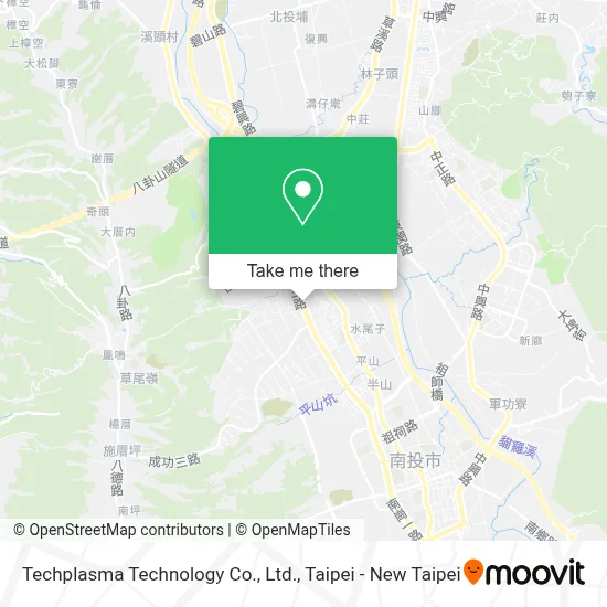Techplasma Technology Co., Ltd. map