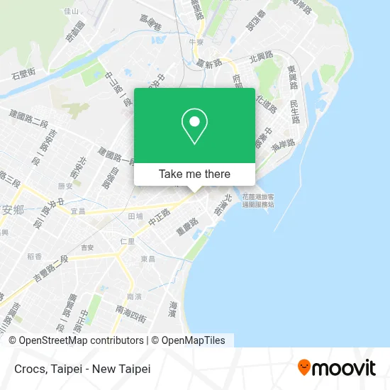 Crocs map