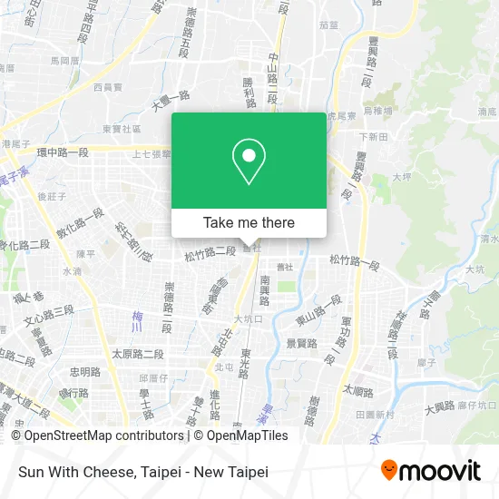 Sun With Cheese map