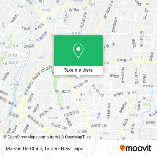 Maison De Chine map