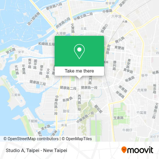 Studio A map