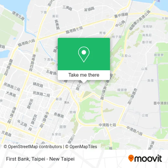 First Bank map