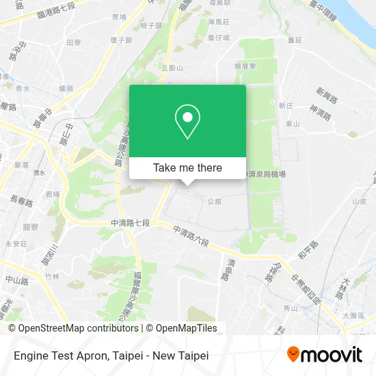 Engine Test Apron map