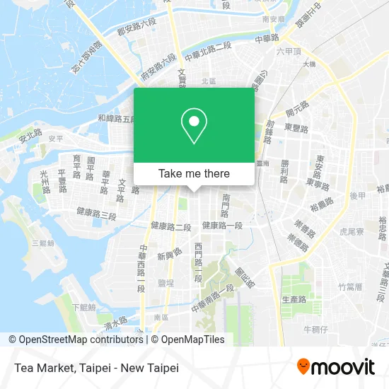 Tea Market map