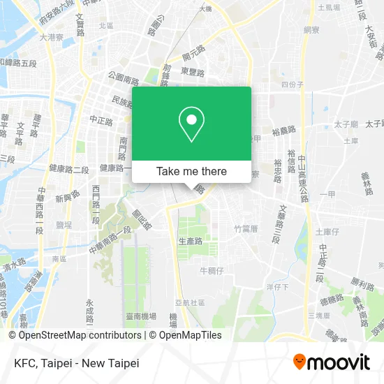 KFC map