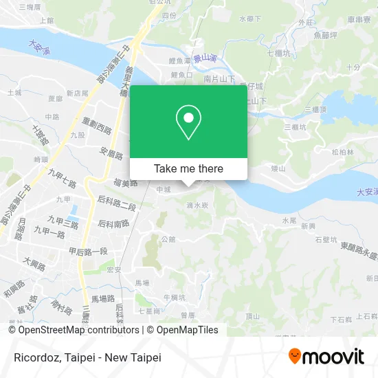 Ricordoz map