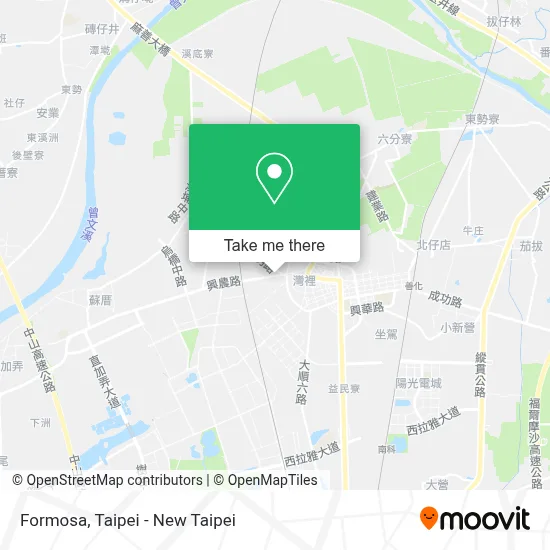Formosa map