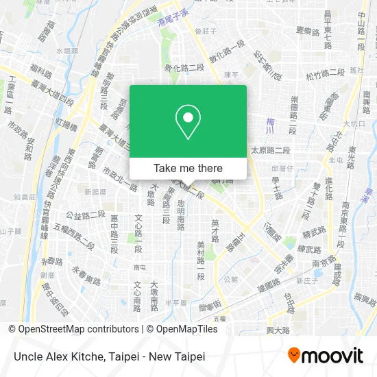 Uncle Alex Kitche map