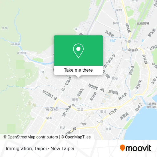 Immigration map