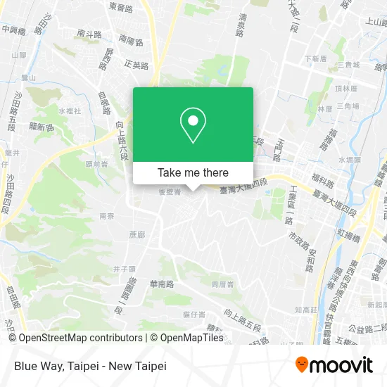 Blue Way map