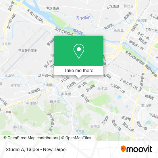 Studio A map