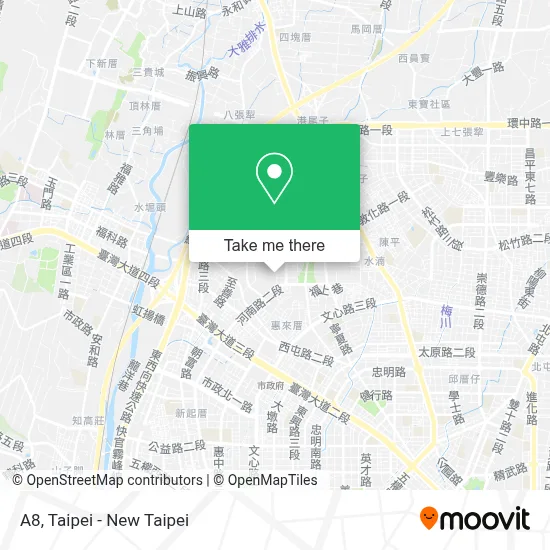 A8 map