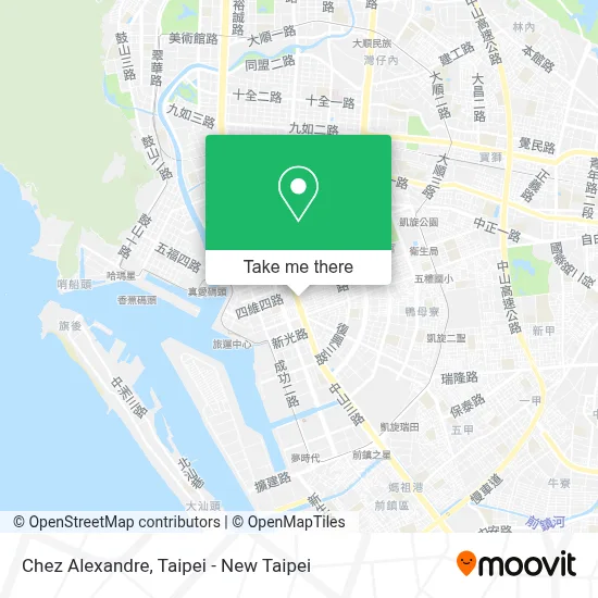 Chez Alexandre map