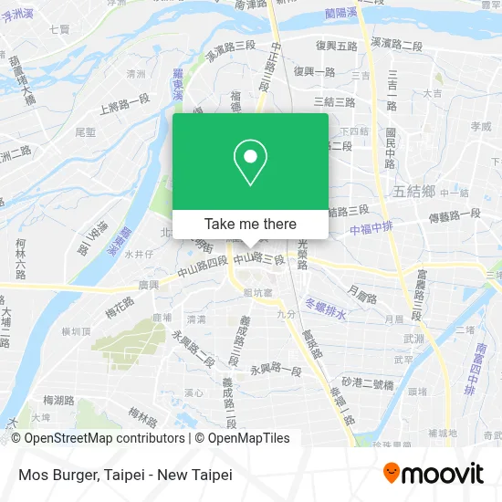 Mos Burger map