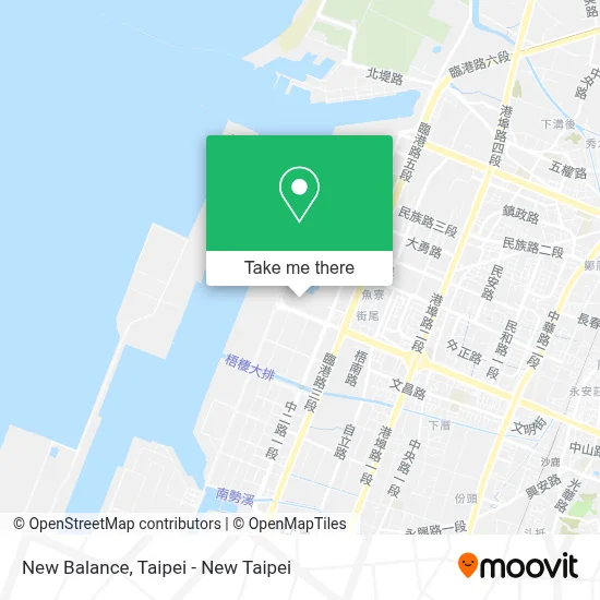 New Balance map
