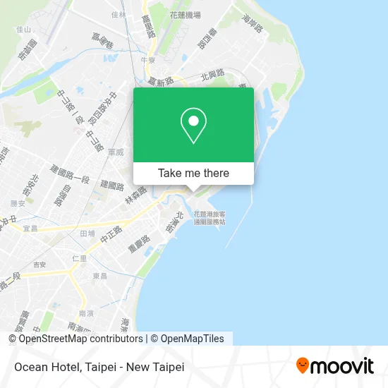 Ocean Hotel map