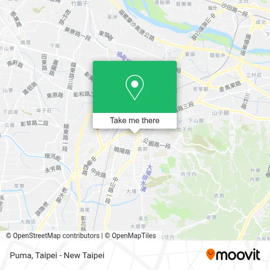 Puma map