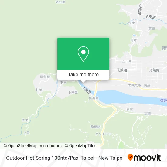 Outdoor Hot Spring 100ntd/Pax map