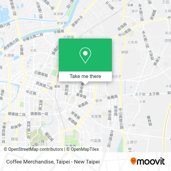 Coffee Merchandise map