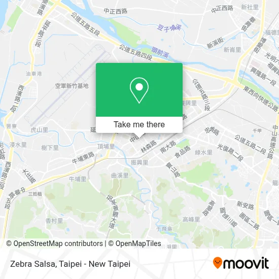 Zebra Salsa map