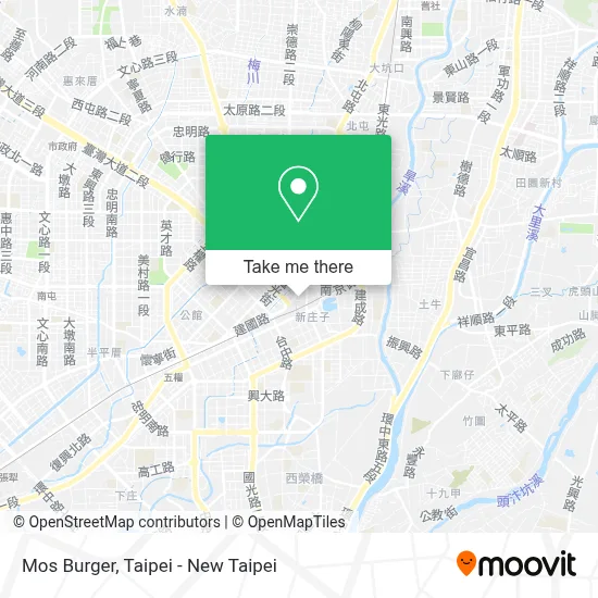 Mos Burger map