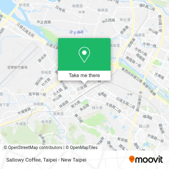 Sallowy Coffee map