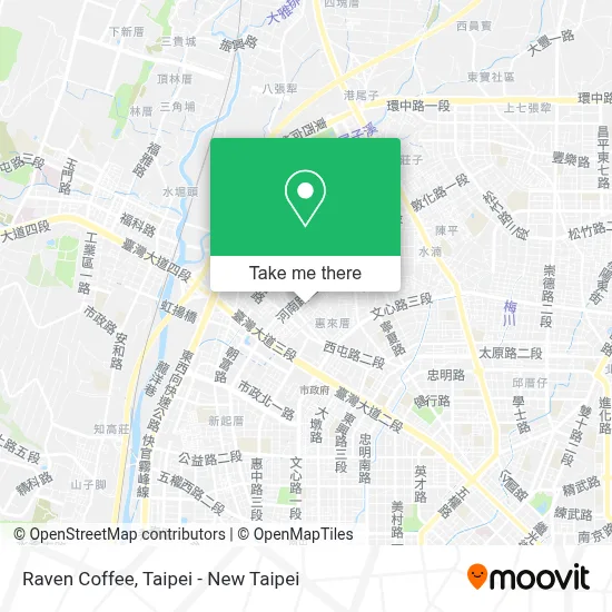 Raven Coffee map