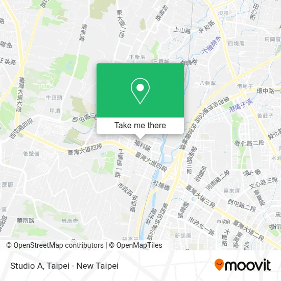 Studio A map