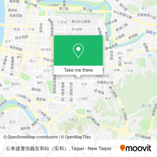 公車捷運信義安和站（安和）地圖