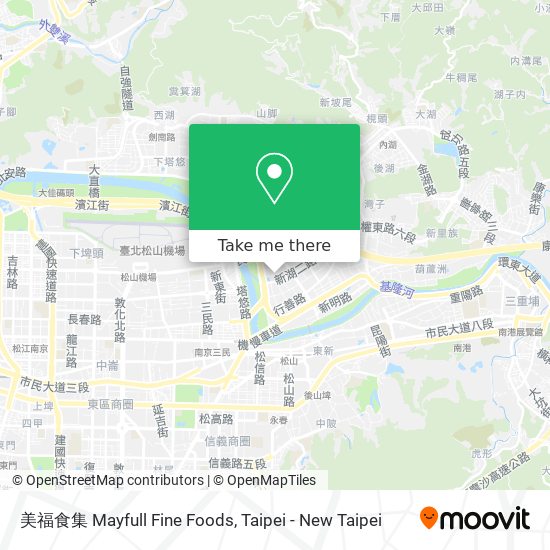 美福食集 Mayfull Fine Foods map