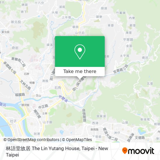 林語堂故居 The Lin Yutang House map