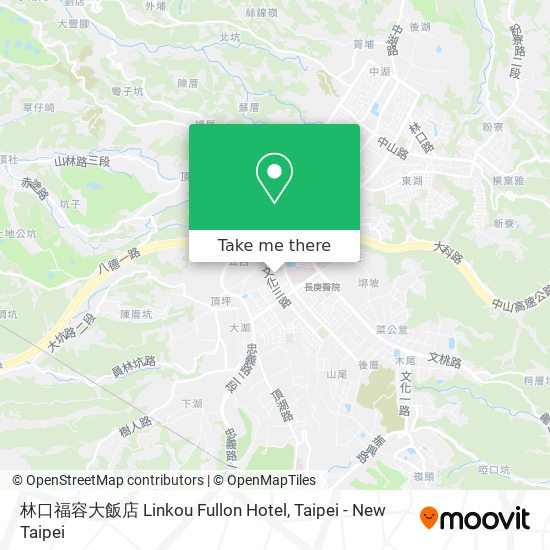 林口福容大飯店 Linkou Fullon Hotel map