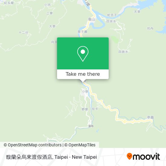馥蘭朵烏來渡假酒店地圖
