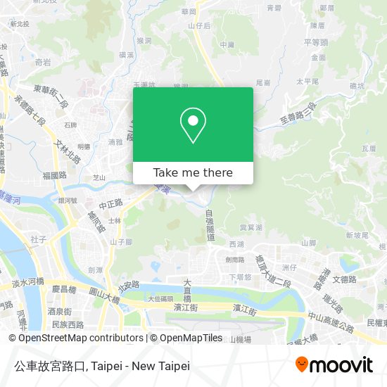 公車故宮路口 map