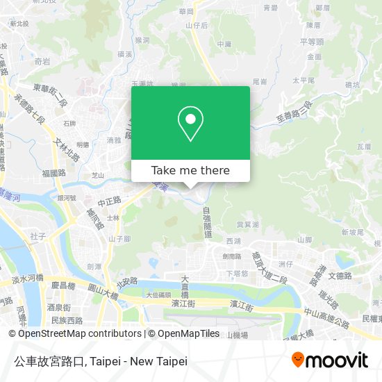 公車故宮路口地圖