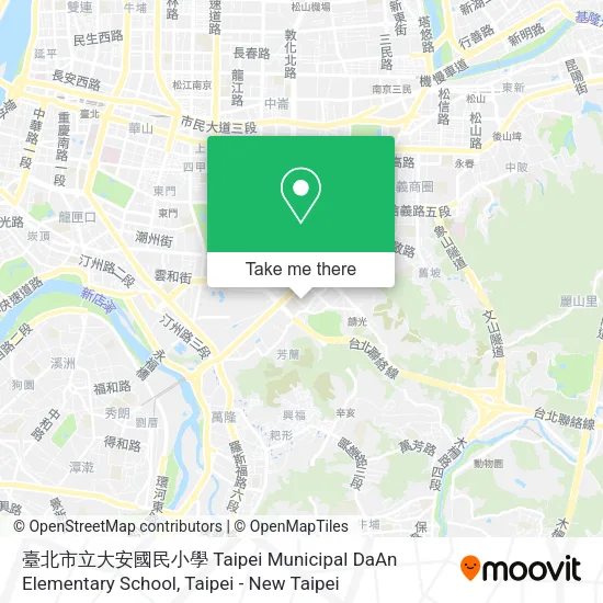 臺北市立大安國民小學 Taipei Municipal DaAn Elementary School map