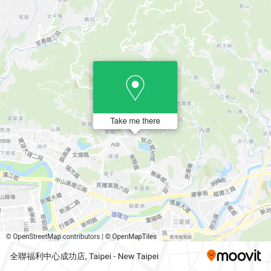 全聯福利中心成功店地圖