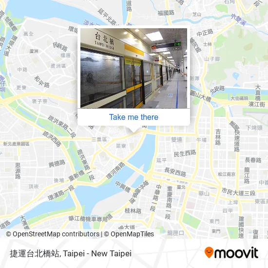 捷運台北橋站地圖
