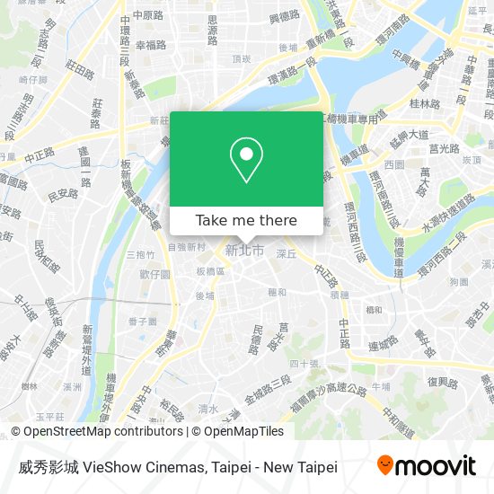 威秀影城 VieShow Cinemas map