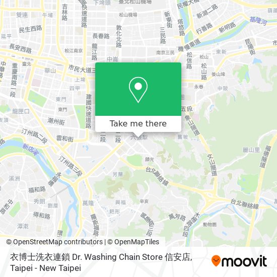 衣博士洗衣連鎖 Dr. Washing Chain Store 信安店 map