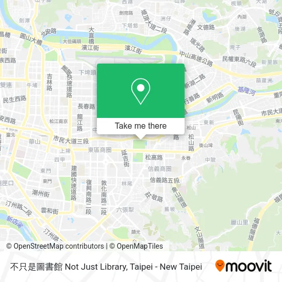不只是圖書館 Not Just Library地圖