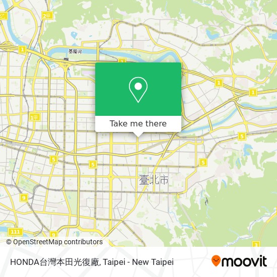 HONDA台灣本田光復廠 map