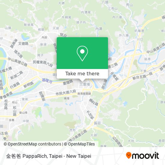 金爸爸 PappaRich map