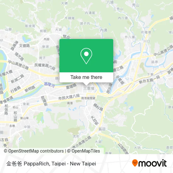 金爸爸 PappaRich map